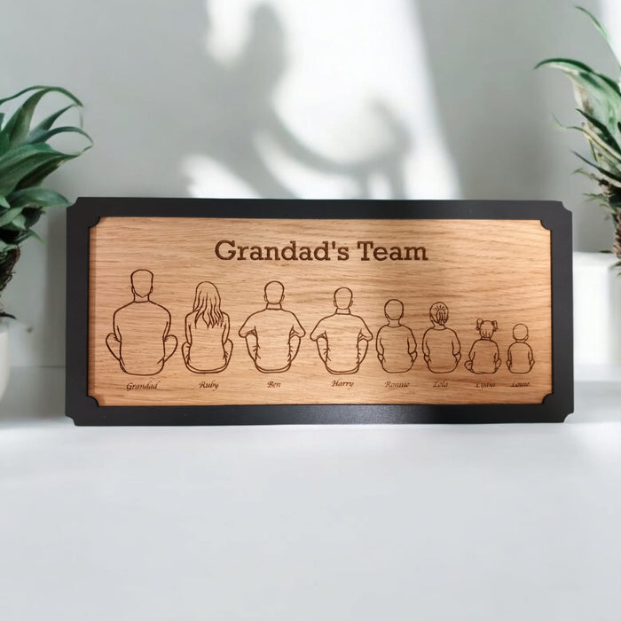 Personalised Grandad's Team Sign