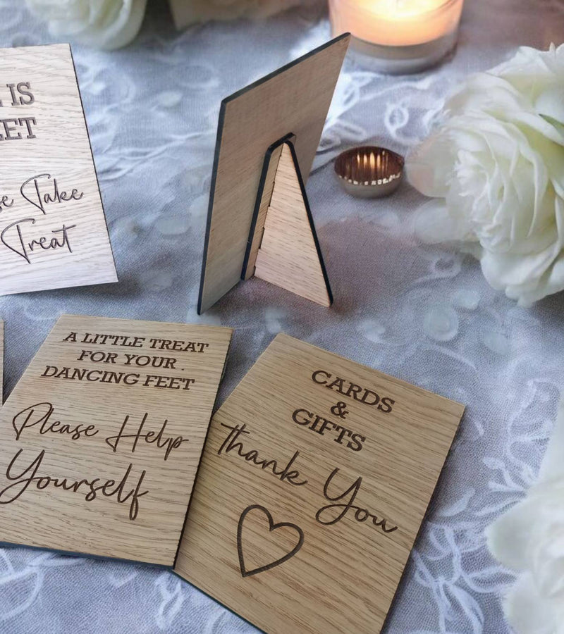 Wedding signs