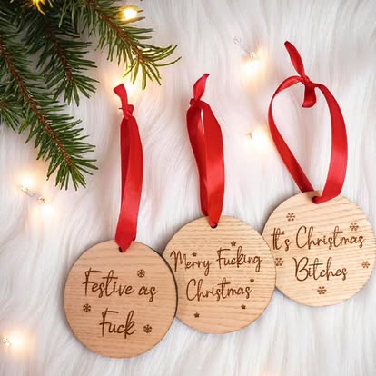 Naughty Christmas Bauble