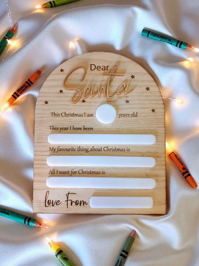 Dear Santa board