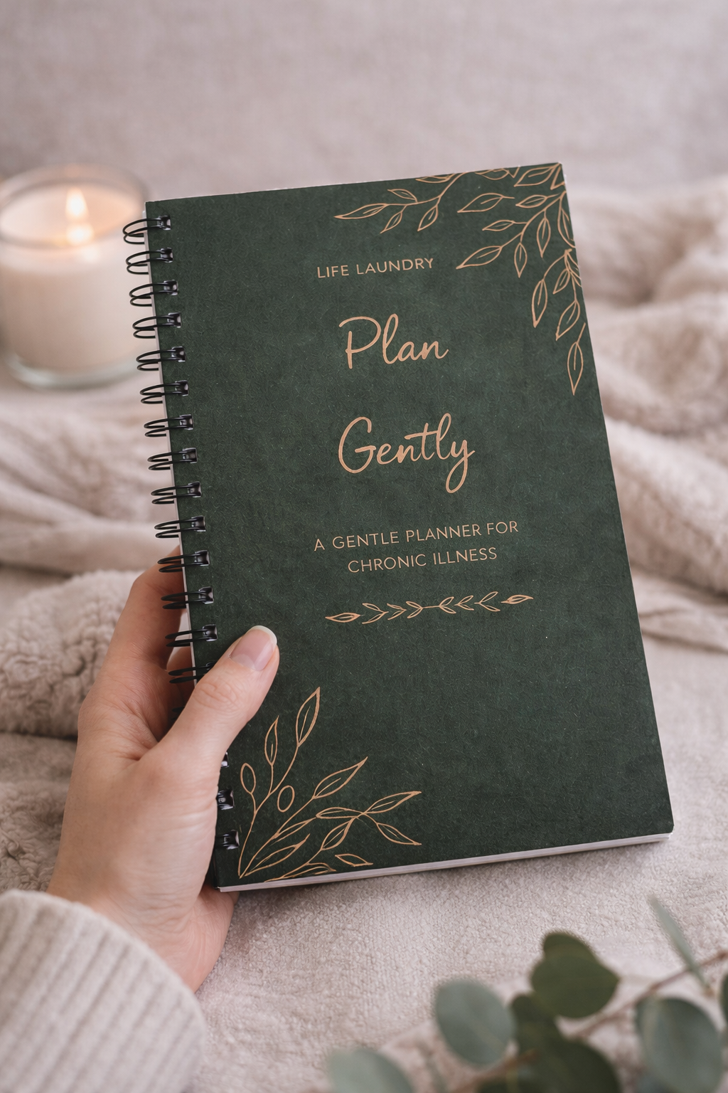 Plan Gently – A5 Chronic Illness Journal (100 Pages)