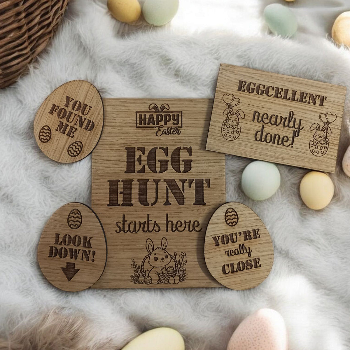 Easter Egg Hunt Sign Set