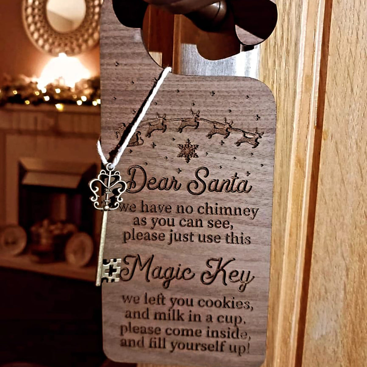 Christmas Door Hanger/Magic Key