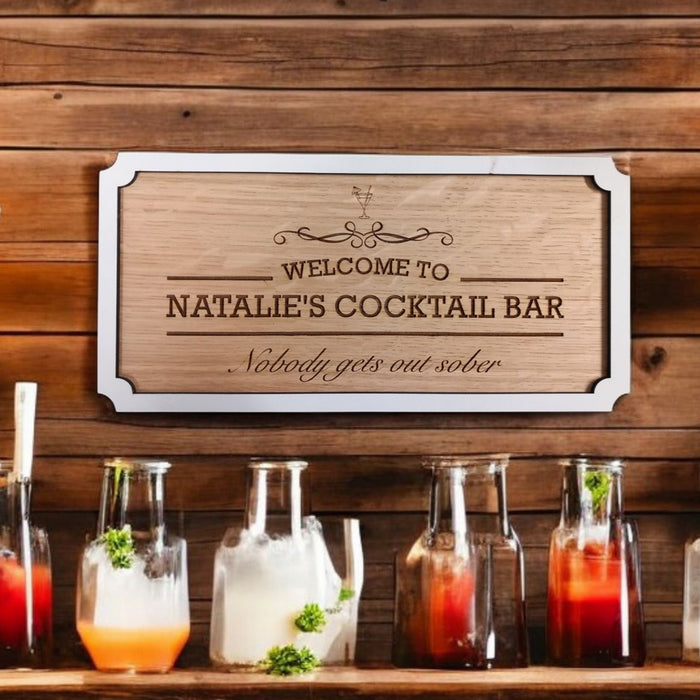 Personalised Bar Sign