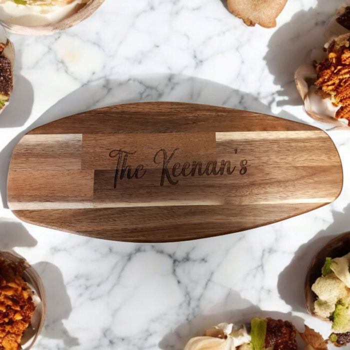 Personalised Acacia Wood Chopping Board